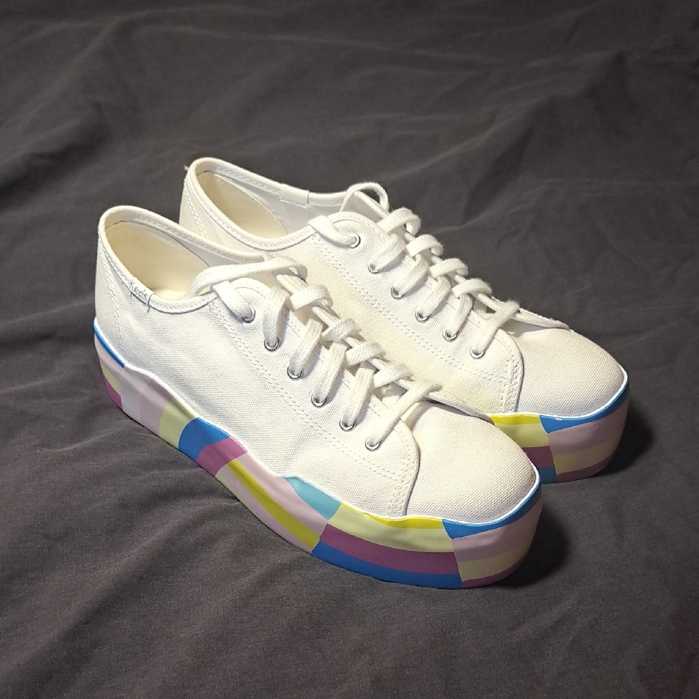 NWOT Keds Triple Up Wavy Platform Sneaker Womens Size 9 - Picture 2 of 15